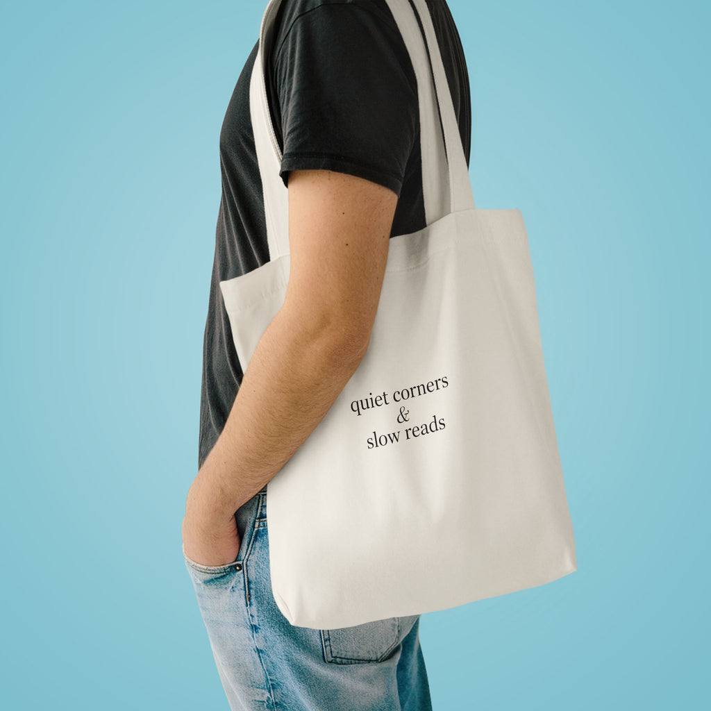 Quiet Corners & Show Reads Cotton Tote Bag