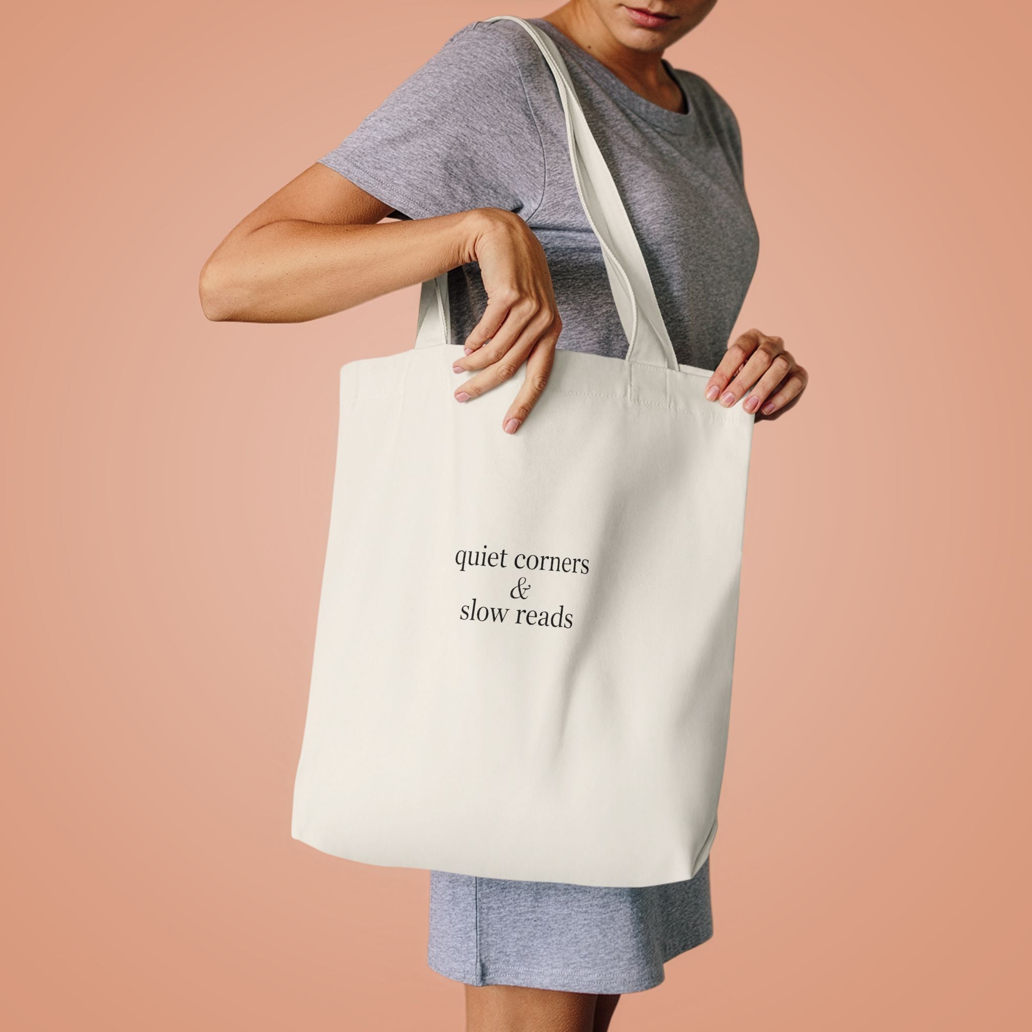 Quiet Corners & Show Reads Cotton Tote Bag