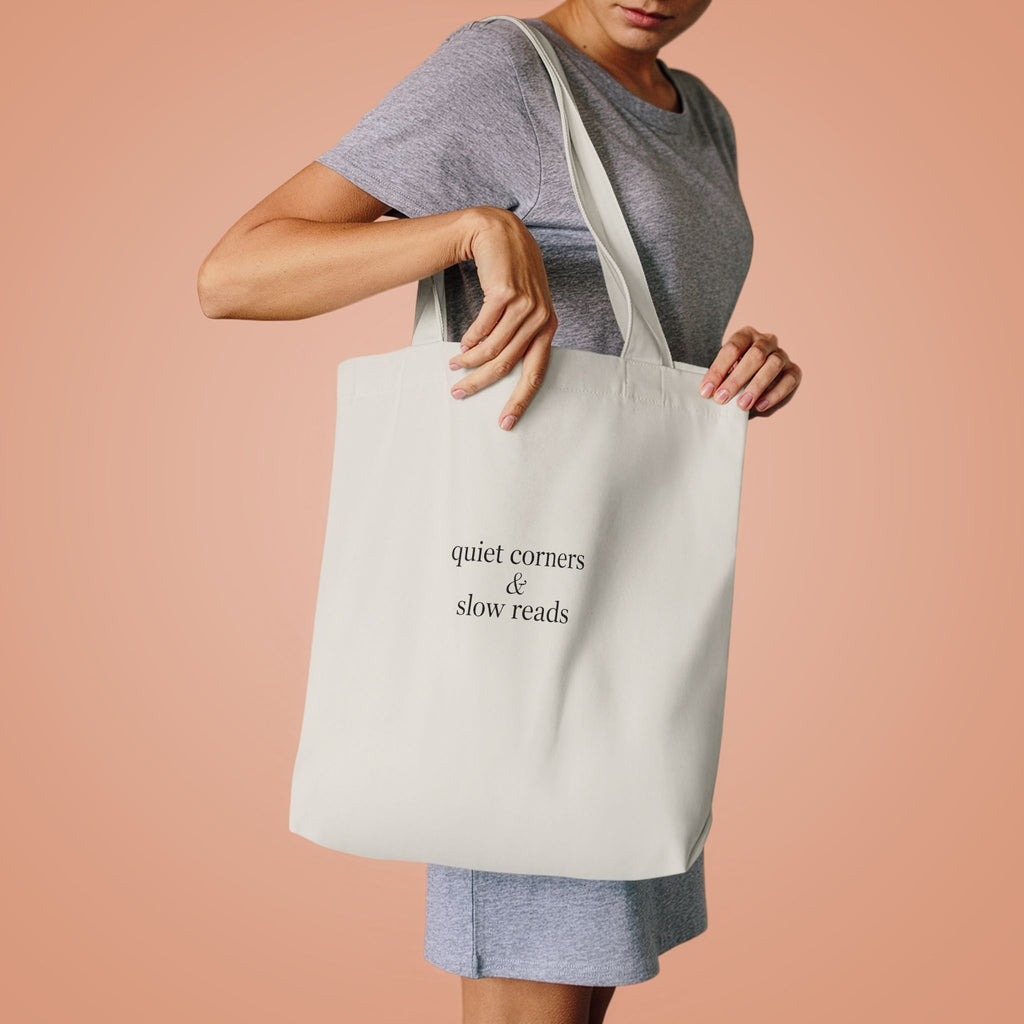 Quiet Corners & Show Reads Cotton Tote Bag