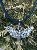 Skull Moth Necklace