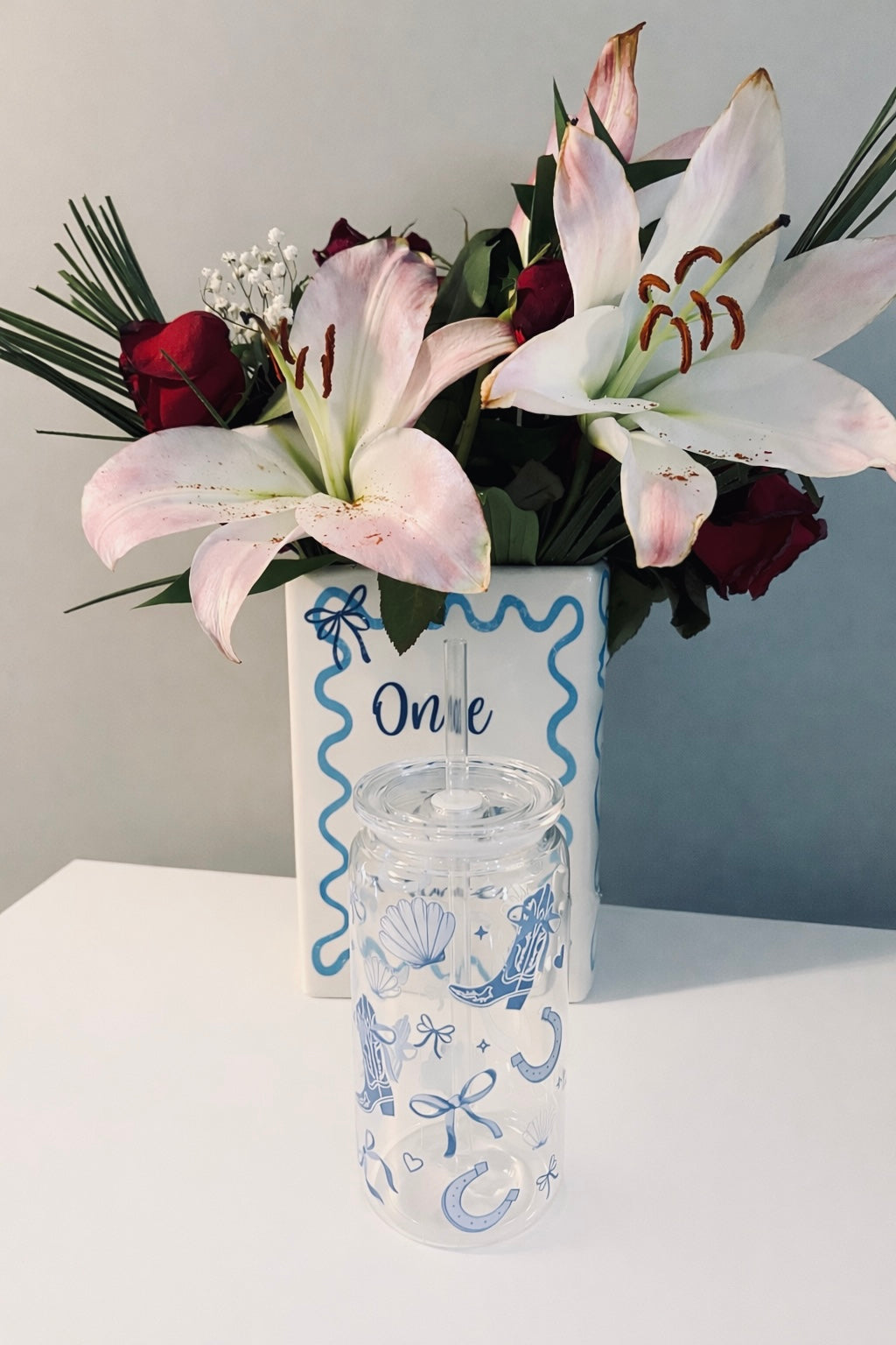 Baby Blue Cowgirl Tumbler